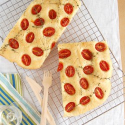 Cherry Tomato and Thyme Focaccia