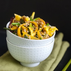 Springtime Stir-Fried Millet