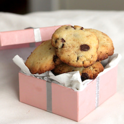 Chocolate Chip Shortbread Cookies