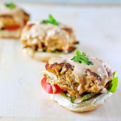 Creole Crab Cake Sandwich