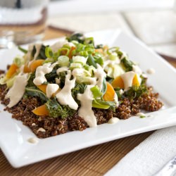 Veggies with Quinoa Sesame Dressing