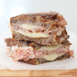 Honey Provolone Fig Grilled Cheese