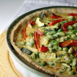 vegan quiche