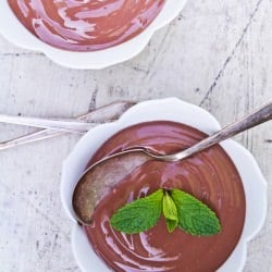 Chocolate Mint Pudding