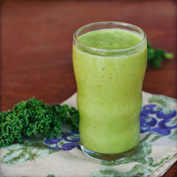 Green Tea Kale Avocado Smoothie