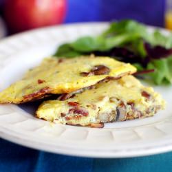 Mushroom & Onion Frittata