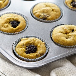 Blackberry Mango Muffins