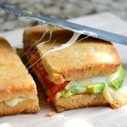 Avocado and Tomato Grilled Cheese