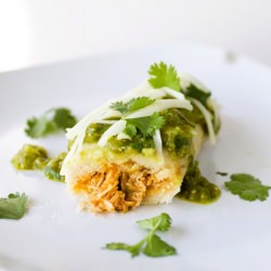 Chile Verde Tamales de Pollo
