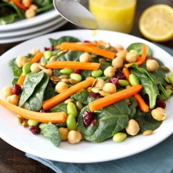 Spinach & Edamame Salad