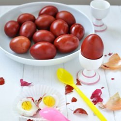 Red Easter Eggs