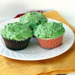 Mint Chocolate Chip Cupcakes