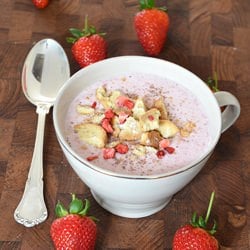 Dessert with Strawberries
