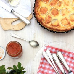 Goat Cheese & Carrot Jam Quiche