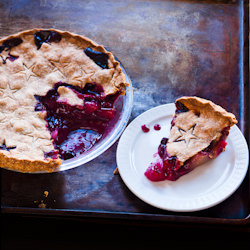 Blueberry and Pear Pie