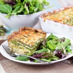 Asparagus & Cheese Quiche