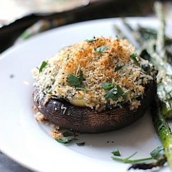 Spinach and Artichoke Portabellos