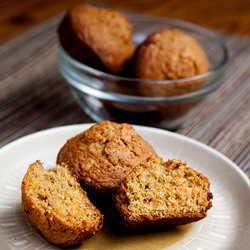 Carrot Oatmeal Muffins