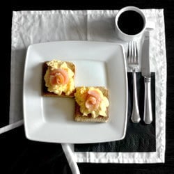Scrambled Eggs with Smoked Salmon