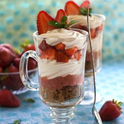 Vegan Spring Cheesecake Parfaits