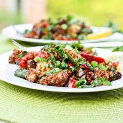 Quinoa with Grilled Vegetables