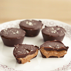 Dark Chocolate, Almond Butter Cups