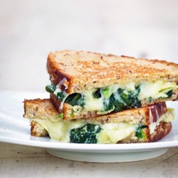 Spinach Artichoke Grilled Cheese