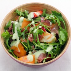 Cantaloupe, Prosciutto, Arugula
