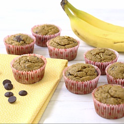 Chocolate Chip Banana Muffins