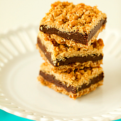Oatmeal Fudge Bars