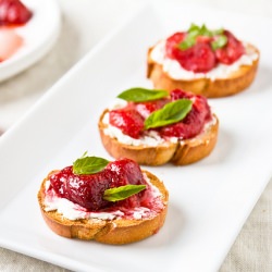 Strawberry Crostini