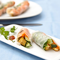 Tofu Vegetable Summer Rolls
