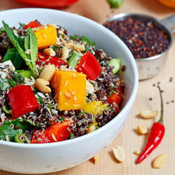 Thai Style Black Quinoa Salad