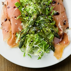 Grilled Asparagus Prosciutto Salad