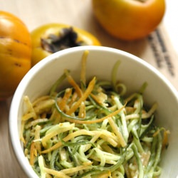 Persimmon and Cucumber Salad