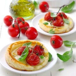 Caprese Tarts