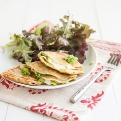 Grilled Cheese Crepes & Asparagus
