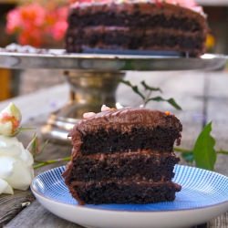 Blackout Nutella Cake