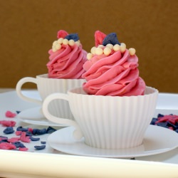 Hibiscus Tea Cupcakes