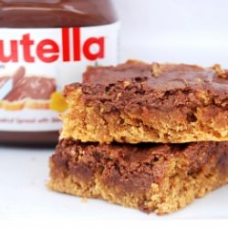 Peanut Butter Nutella Bars