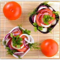Creole Tomato, Onion, & Dill Salad