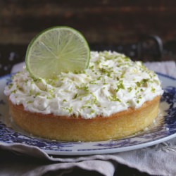 Coconut Lime Cake With Rum Frosting