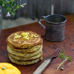 Yuzu Poppy Seed Quinoa Pancake