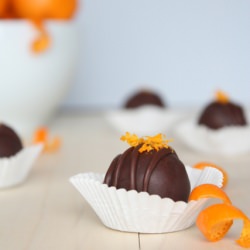 Mandarin Chocolate Truffles