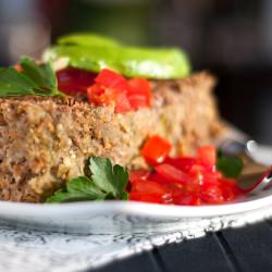 Southwestern Bulgur &Bison Meatloaf