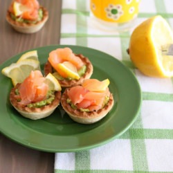 Avocado and Salmon Tartlets