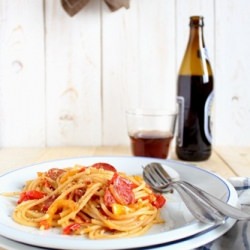 Spaghetti with Pepperoni