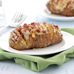 Cheesy Hasselback Potatoes