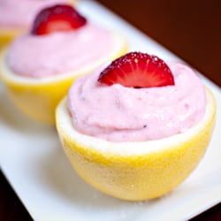 Strawberry Lemon Zest Mousse
