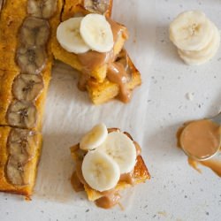 Banana Pumpkin & Caramel Cake